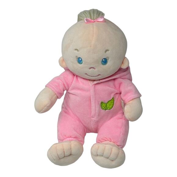June Garden 12" Sweet Dolly Frida Stuffed Ultra Soft Baby Bear Doll Pink Outfit - Picture 7 of 16
